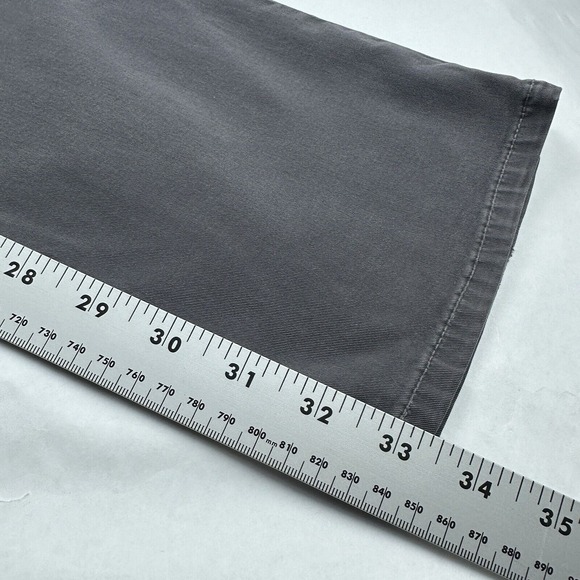 Paige Jeans Mens 36 (34x34)‎ Normandie Straight Leg Gray Wash Flaw - Picture 11 of 13